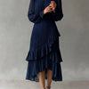 Anna – Pleated Midi Dress