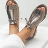 SANDALS WITH DECORATIVE LACE