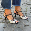 MEDIUM HEEL SANDALS RETRO STYLE