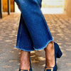 DECOLLETE WITH BUCKLE AND WIDE HEEL