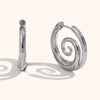 Kazumi Spiral Earrings