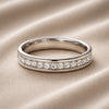 White Gold Ring with Brilliant Zirconia