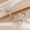 White Gold Earrings with Cubic Zirconia