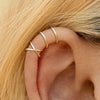 Double-Layer No-Pierced Trendy Lines Ear Studs