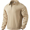James™ - Vintage Geometric Design Sweater With Zipper