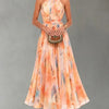 Halter™ - Maxi Dress with Print