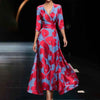 Zoe - Elegant Floral Wedding Guest Maxi Dress