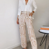 Liora | Elegant Printed Wide Leg Two Piece Summer Set