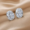 Eternal White Gold Earrings with Zirconia