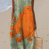 Marlene | Comfortable Printed Loose Fit Maxi Dress