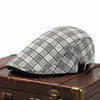 Linen-Cotton Checked Cap | WELLINGTON