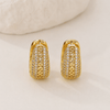 Gold Plated Bohemian Turquoise Bead Earrings