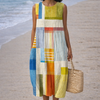 Eva | Geometric Midi Dress