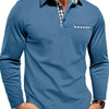 Robert - Elegant Long Sleeve Checkered Polo