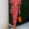Ursula | Pleated Elegant Wedding Guest Maxi Dress