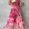Sophie | Elegant Floral Wedding Guest Maxi Dress