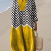 Olivia - Print Vintage Summer Maxi Dress