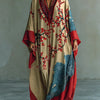 Lara | Elegant Floral Batwing Sleeve Summer Maxi Dress