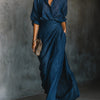 Sky | Shirt and Long Skirt Set