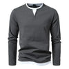 Alwin | Premium Long Sleeve Shirt Made from Combed Cotton