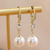 Gentle Style Pearl Earrings
