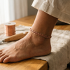 Reed Copper Anklet