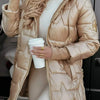 Eliza | Elegant winter coat with hood and padding